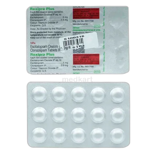 rexipra plus tablet 15's